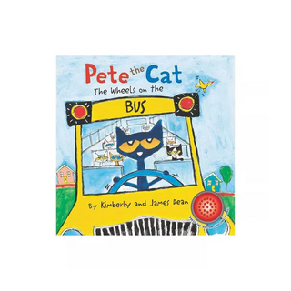 Portada del libro Pete the cat: the wheels on the bus sound book (Inglés)