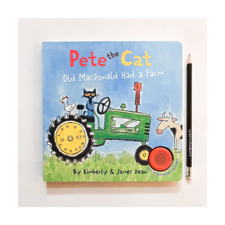 Portada del libro Pete the cat: old macdonald had a farm sound book (Inglés)