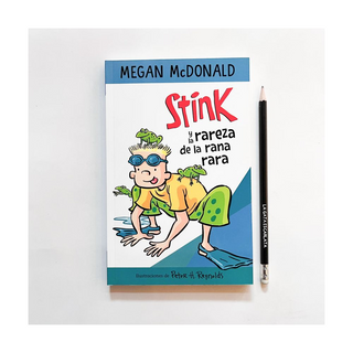 Portada del libro Stink y la rareza de la rana