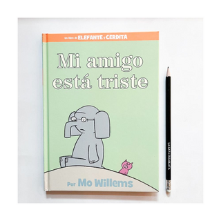 Portada del libro Elefante y cerdita mi amigo está triste