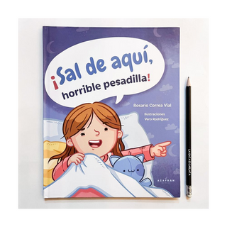 Portada del libro ¡sal de aquí, horrible pesadilla!