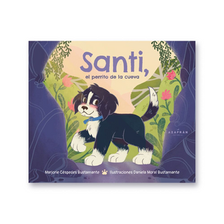 Portada del libro Santi, el perrito de la cueva