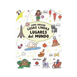 Portada del libro Cómo dibujar cosas lindas - lugares del mundo