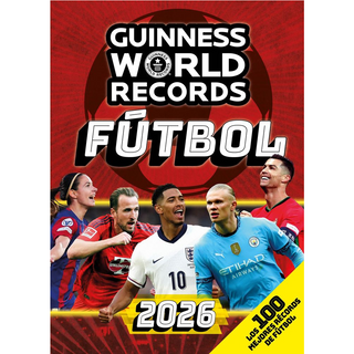 Portada del libro Guinness World Records 2026. Fútbol