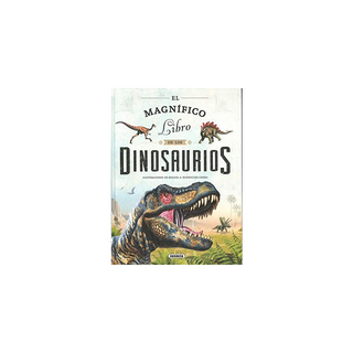 Portada del libro El magnífico libro de los dinosaurios