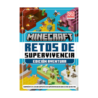 Portada del libro Minecraft. RETOS DE SUPERVIVENCIA