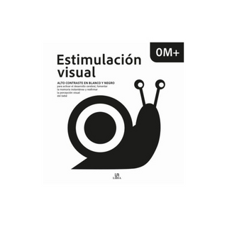 Portada del libro ESTIMULACION VISUAL 0M+. Alto contraste en blanco