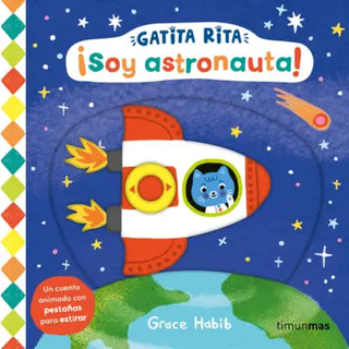 Portada del libro Gatita Rita. ¡Soy astronauta!