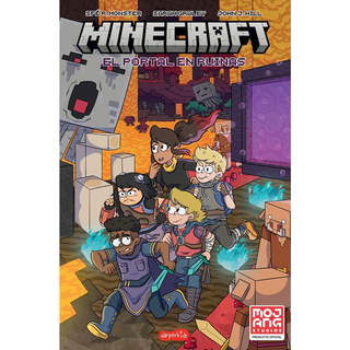 Portada del libro Minecraft. EL PORTAL EN RUINAS
