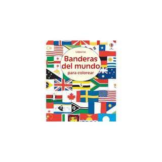 Portada del libro BANDERAS DEL MUNDO PARA COLOREAR