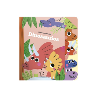 Portada del libro Libro con pestañas - DINSAURIOS