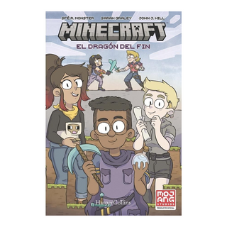 Portada del libro Minecraft. EL DRAGON DEL FIN (Novela grafica)