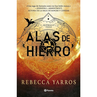 Portada del libro Alas de hierro (Empíreo 2)