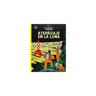 Portada del libro TINTIN ATERRIZAJE EN LA LUNA