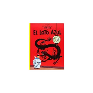Portada del libro TINTIN EL LOTO AZUL