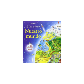 Portada del libro mira debajo - NUESTRO MUNDO