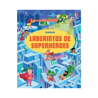 Portada del libro laberintos divertidos - LABERINTOS DE SUPERHEROES