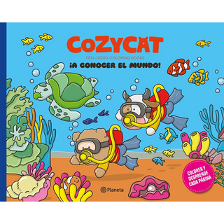 Portada del libro Cozy Cat 4. ¡A conocer el mundo!