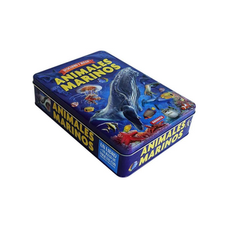 Portada del libro Descubro y juego - ANIMALES MARINOS