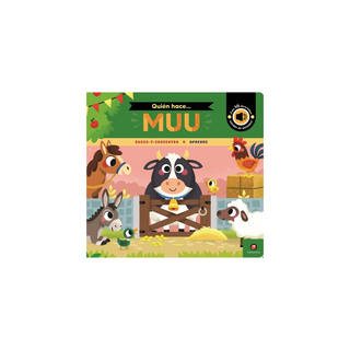Portada del libro QUIEN HACE MUU (libro de sonidos)
