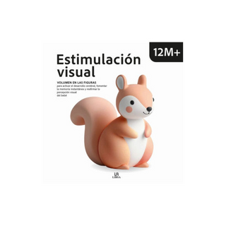 Portada del libro ESTIMULACION VISUAL 12M+. Volumen en las figuras