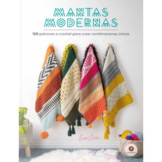 Portada del libro MANTAS MODERNAS. 100 patrones a crochet para crear