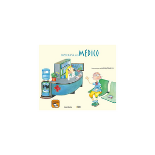 Portada del libro NICOLAS VA AL MEDICO (BATA)