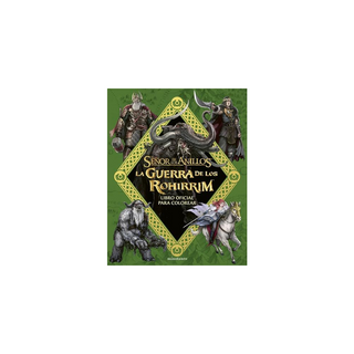 Portada del libro La Guerra de los Rohirrim: libro oficial para colo