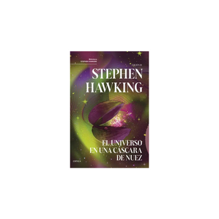 Portada del libro El universo en una cáscara de nuez de Stephen Hawking