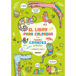 Portada del libro EL LIBRO PARA COLOREAR DE LOS PEQUEÑOS GRANDES ARTISTAS de Mariana Sanz