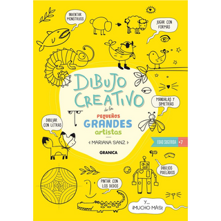Portada del libro DIBUJO CREATIVO DE LOS PEQUEÑOS GRANDES ARTISTAS de Sanz, Mariana