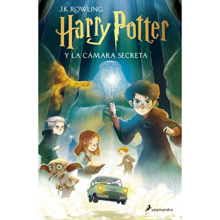 Portada del libro HARRY POTTER Y LA CAMARA SECRETA de J. K. Rowling