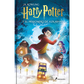 Portada del libro HP3-PRISIONERO DE AZKABAN de J. K. Rowling