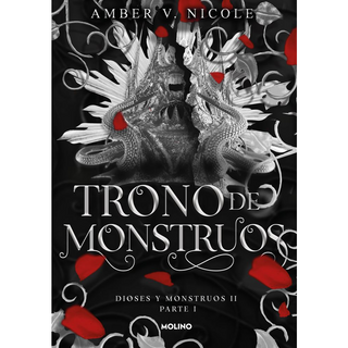 Portada del libro DIOSES Y MONSTRUOS 2 PARTE 1. TRONO DE M de Amber V. Nicole