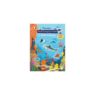 Portada del libro DescubroÖ - EL MUNDO SUBMARINO. Stickers de Ballon