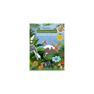 Portada del libro DescubroÖ - LOS ANIMALES DEL MUNDO. Stickers de Ballon