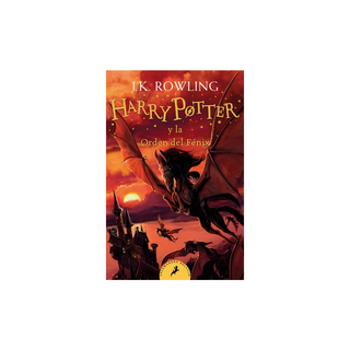 Portada del libro HP5-ORDEN DEL FENIX de J. K. Rowling