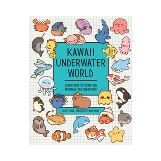 Portada del libro Aprende a dibujar - CRIATURAS ACUATICAS KAWAII de Yong Olive