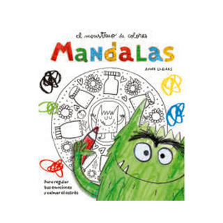 Portada del libro El Monstruo de Colores. Mandalas de Anna Llenas Serra